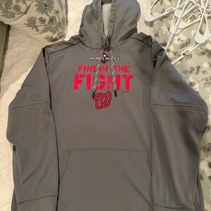 Gray World Series Hoodie Washington Nationals